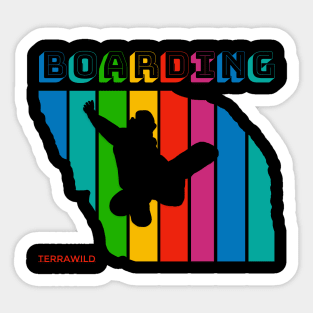 SNOWBOARDING - TERRAWILD Sticker